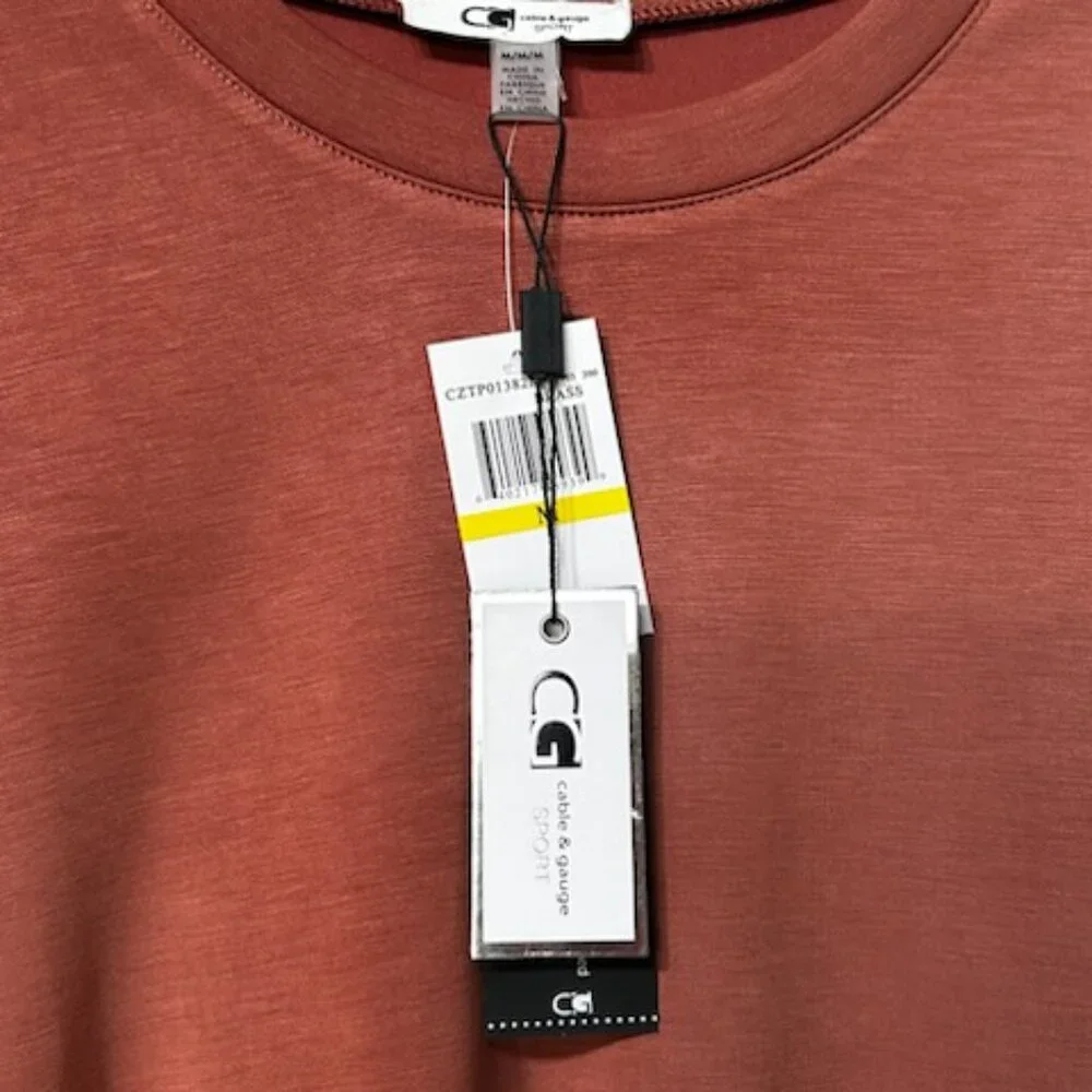 NWT Cable & Gauge Sport Yummy Sandwashed Supersoft Modal Tunic Top Tee - Picture 8 of 13